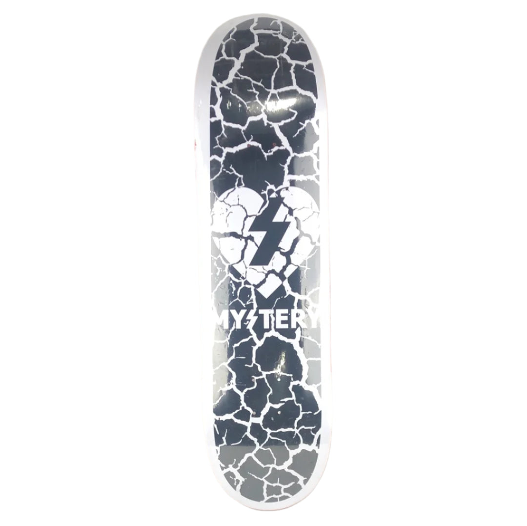 Mystery Stone Graphic White/Black Size 8.5" Vintage NOS Deck