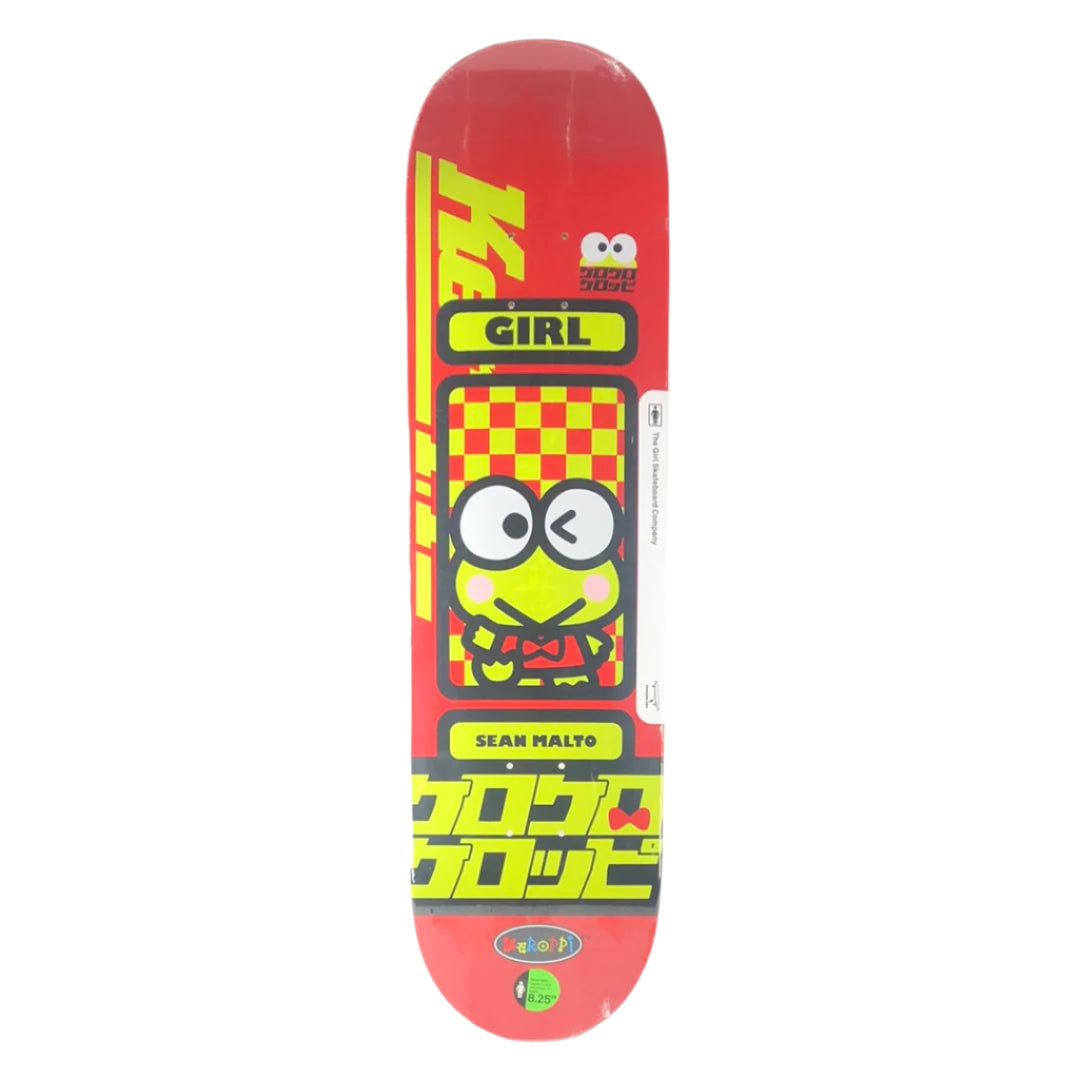 Girl Sean Malto Keroppi Red/Green/Black Size 8.25" Vintage NOS Deck