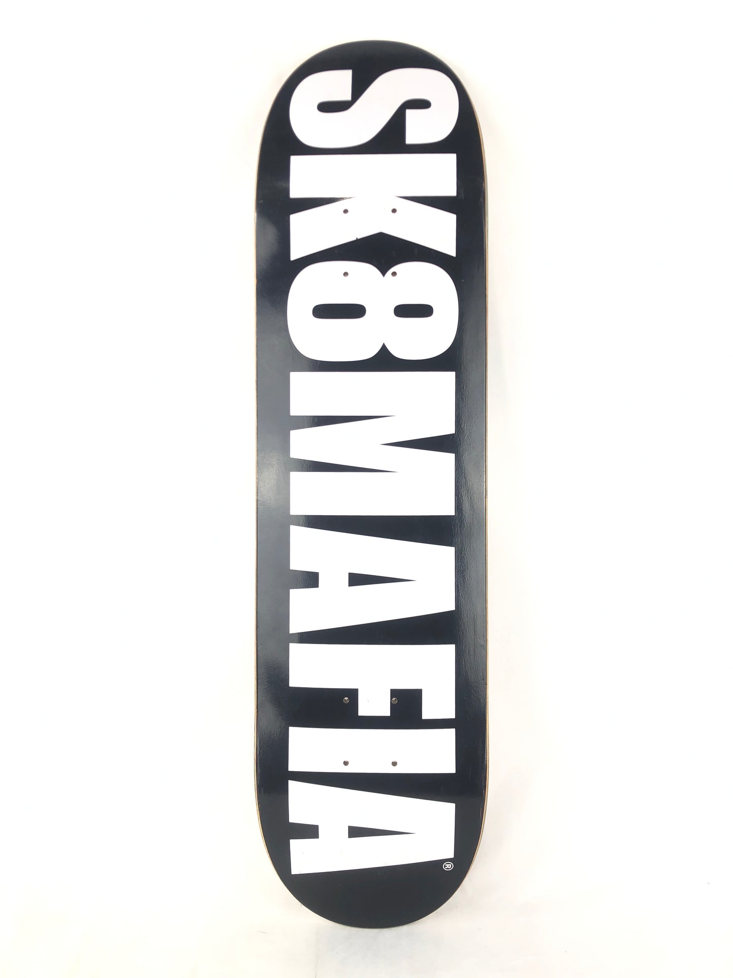 Sk8mafia Team Logo Black White Size 8" Deck