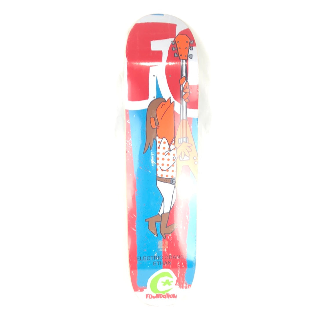 Foundation Ethan Fowler Electric Orange Ethan Multi 7.6'' Skateboard Deck