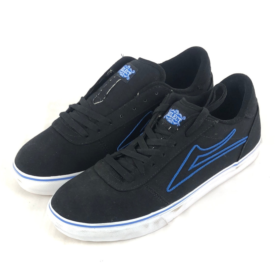 Lakai Manchester Select Black Blue Canvas U.S. Mens Size 10.5