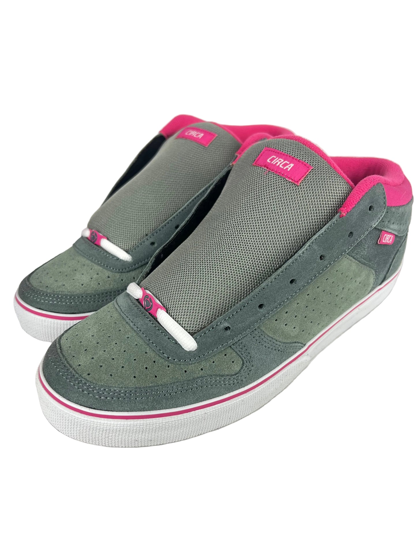Circa C1rca 8Track Charcoal Gray Magenta White US Mens Size 10.0 Shoes