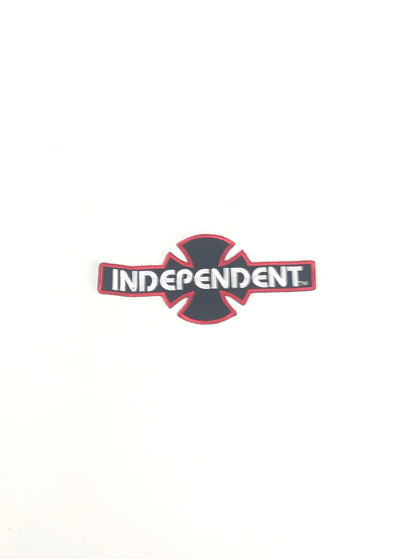 Independent Truck Company Red Black White 6" x 2.5" Sticker Patch