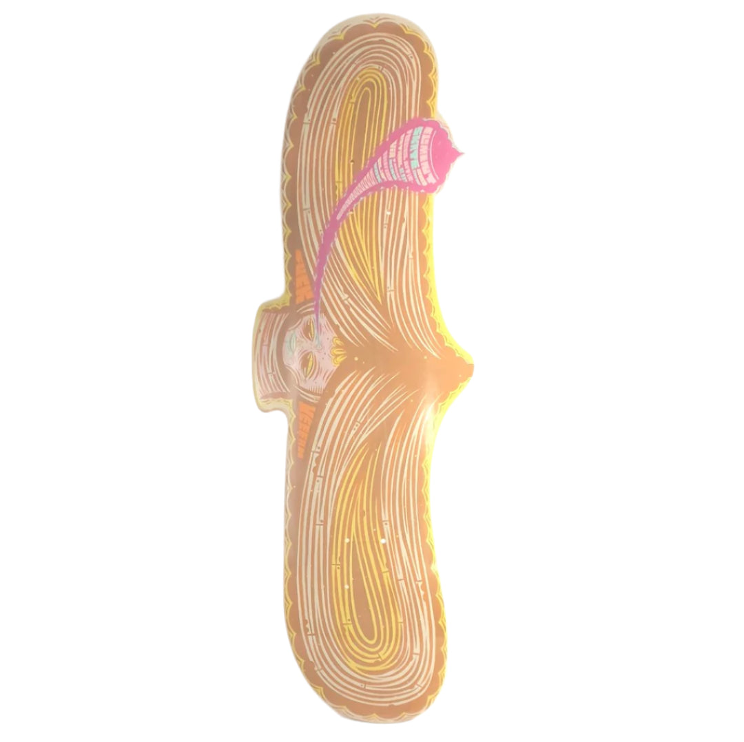 Element Shaped Fuck Yeah Yellow/Brown 10" Skateboard Deck