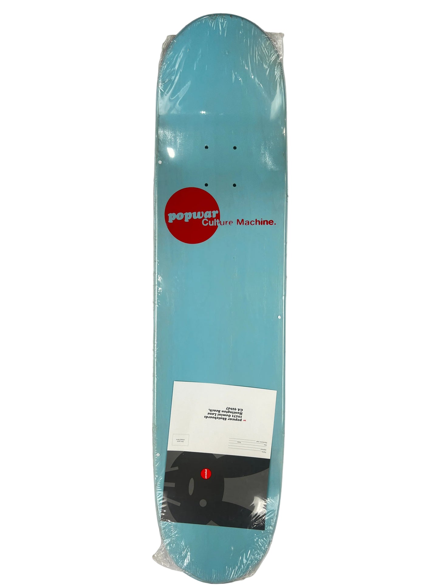 Popwar Kenny Reed Altered White Red Black Size 7.625" Vintage NOS Deck