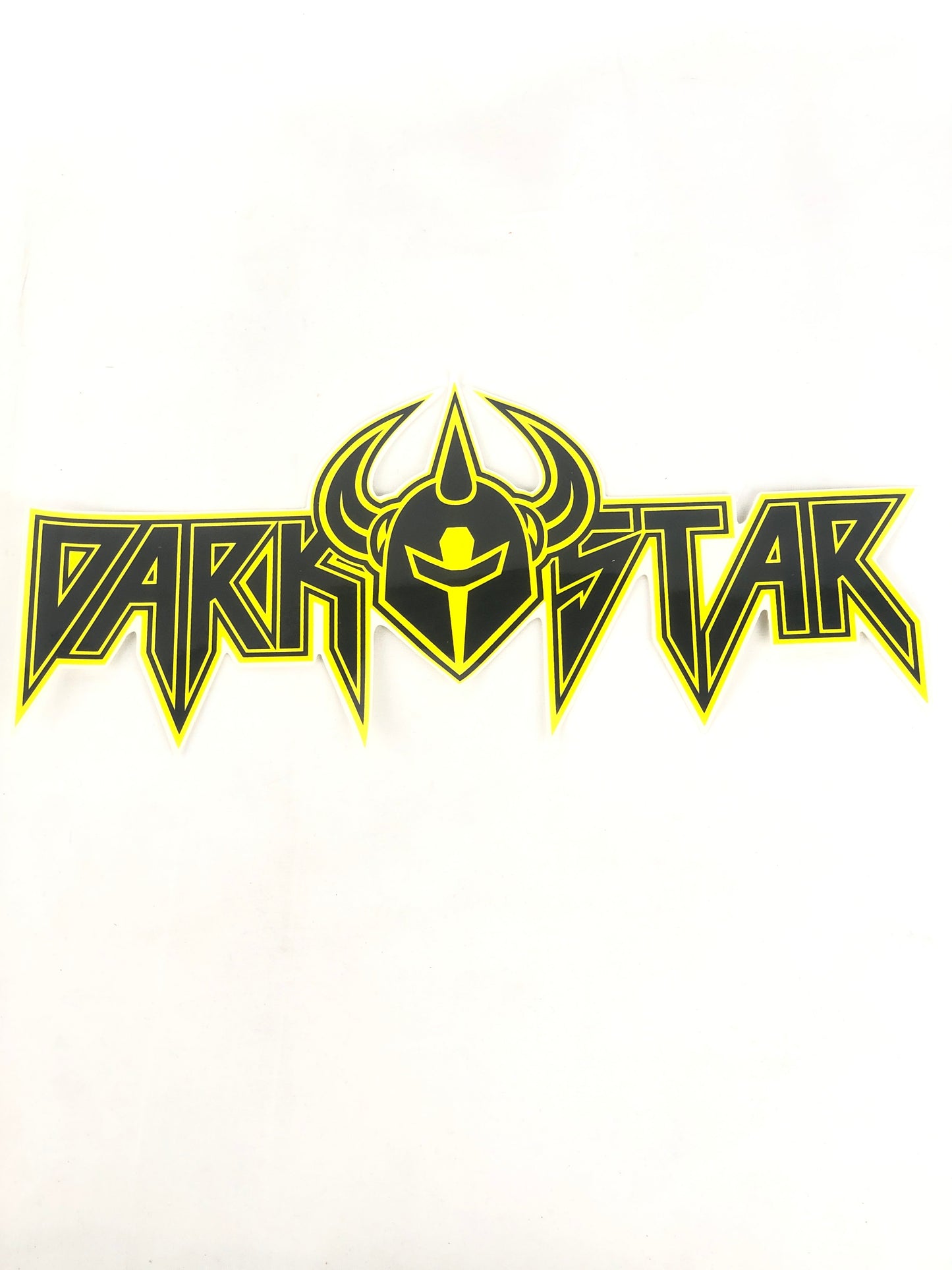 Darkstar Skateboards Helmet Yellow Black 12" x 5.5" Stick