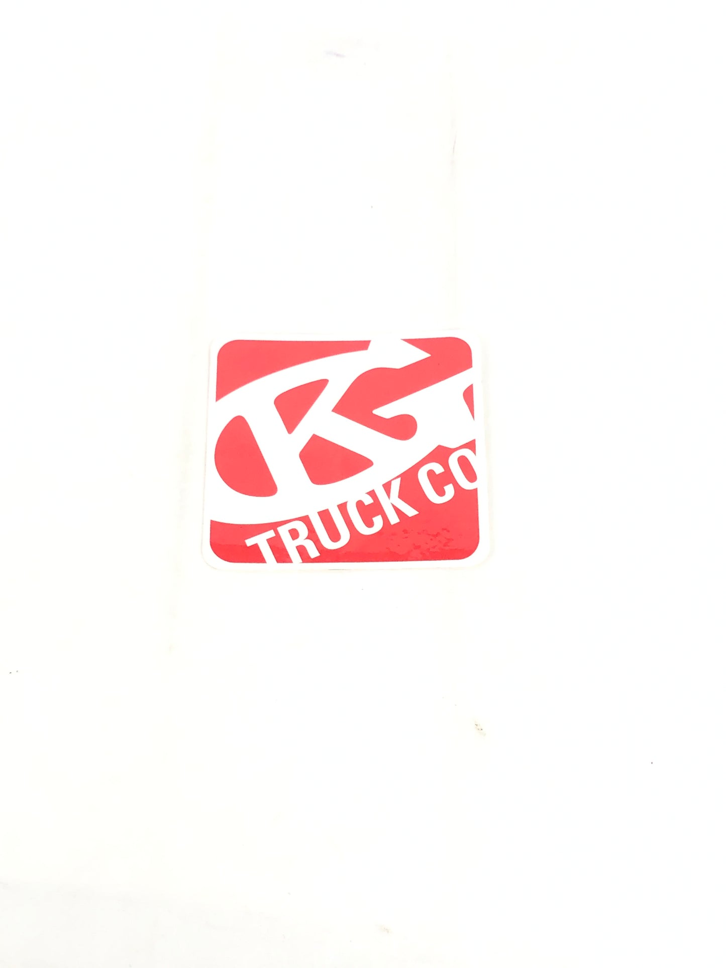 Grind King G Clear Red 4" x 4.25" Vintage NOS Sticker