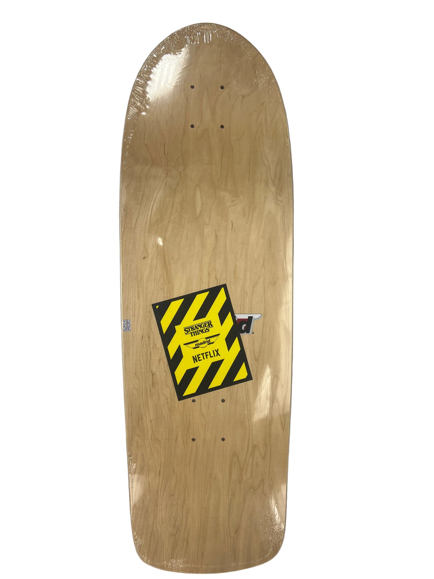 Netflix X Madrid Skateboards Stranger Things Bikes Black Red Multi Size 9.5" Vintage NOS Shaped Cruiser Deck