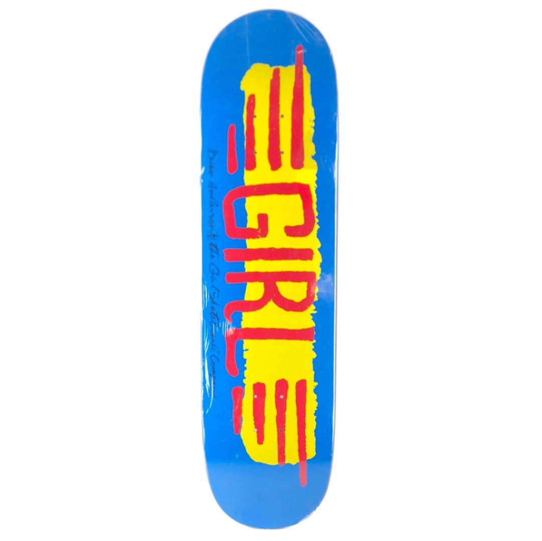 Girl Brian Anderson Blue Size 8.5" Skateboard Deck