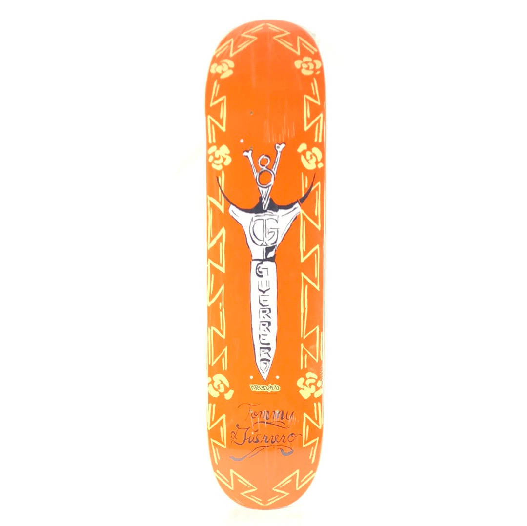 Krooked Tommy Guerrero Guest Board Orange 7.63" Skateboard Deck