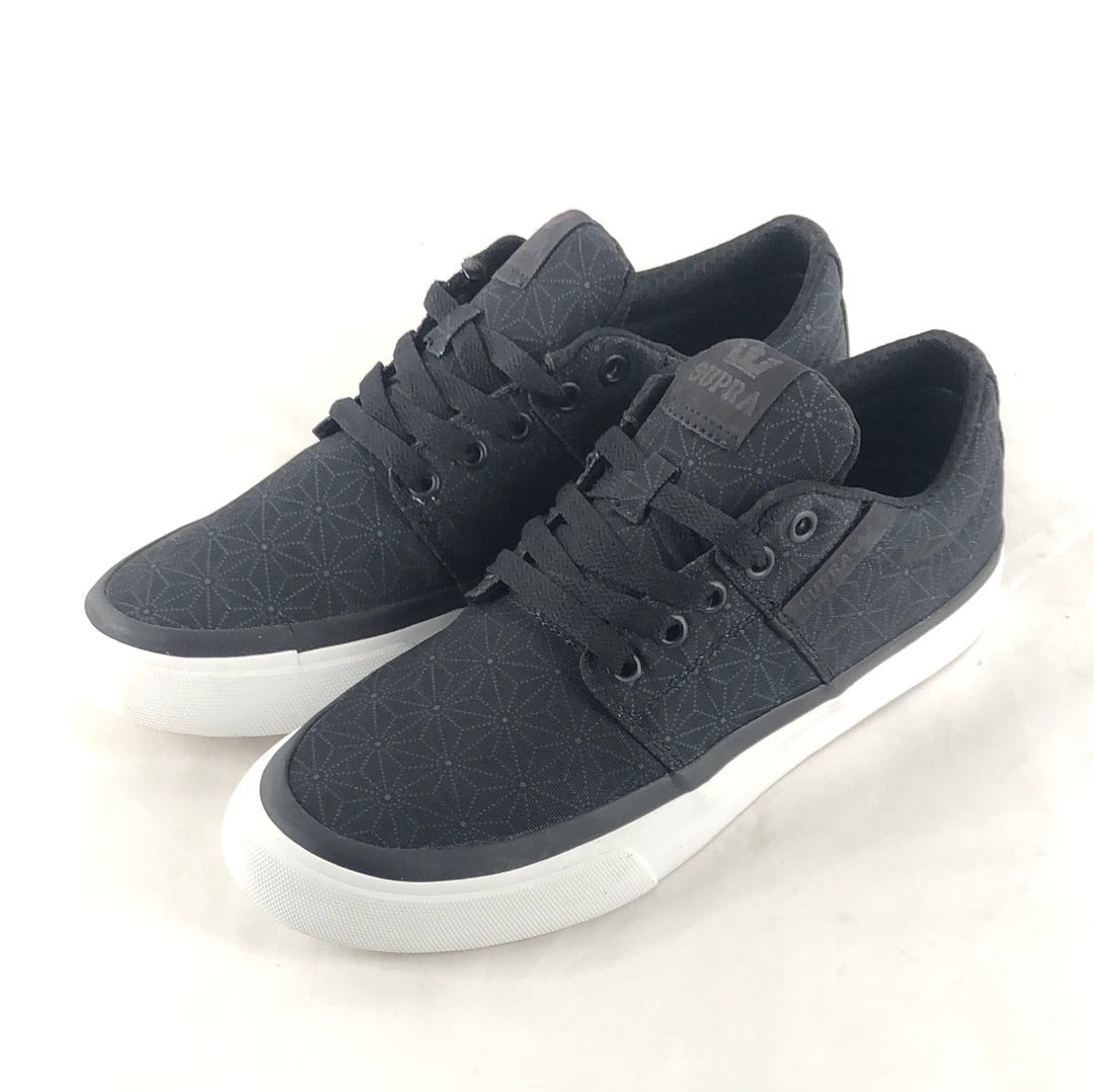 Supra Stacks II Black Print White U.S. Mens Size 8.0 Shoes