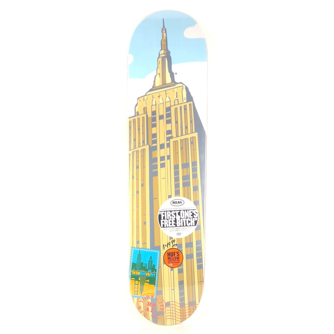 Real Keith Hufnagel New York City Multi Size 7.75" Vintage NOS Deck