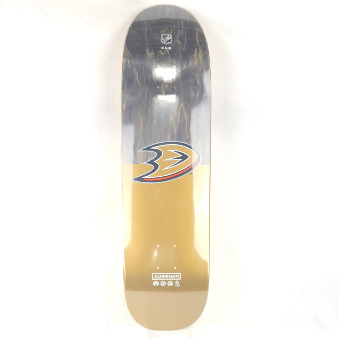 Aluminati X Ducks Brown/Woodgrain 8.5'' Skateboard Deck