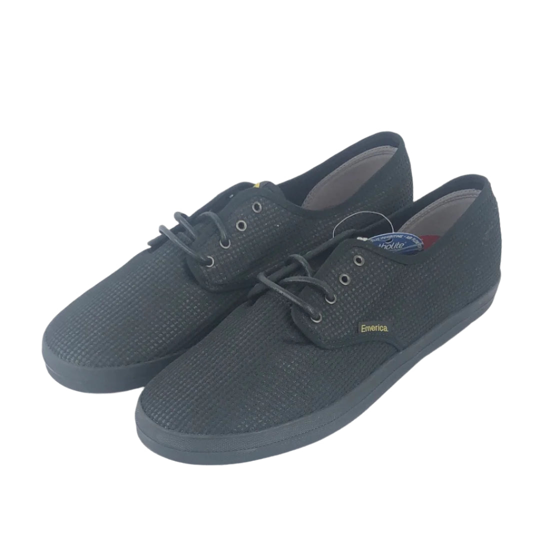 Emerica Atiba The Wino Black/Yellow US Mens Size 12.0 Shoes
