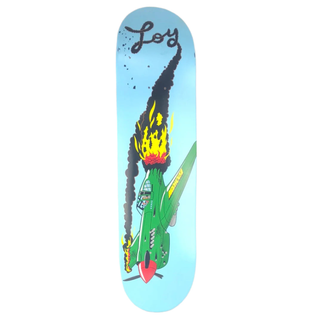 Birdhouse David Loy Dog Fighter Blue/Green/Multi Color Size 8.375 Skateboard Deck