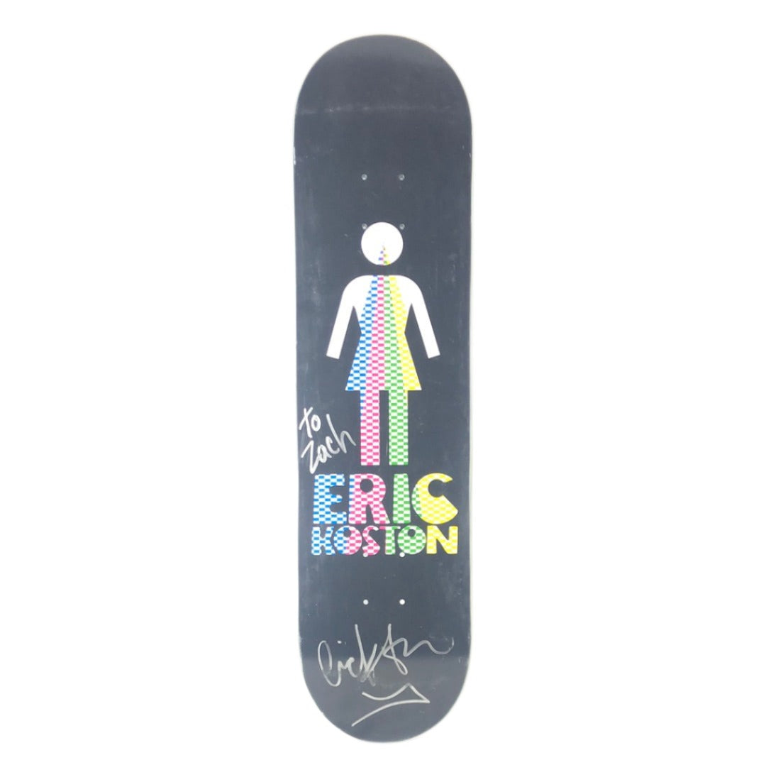 Girl Eric Koston Fully Flared Signed By Eric Koston Size 7.75 Skateboa â western-skate-co