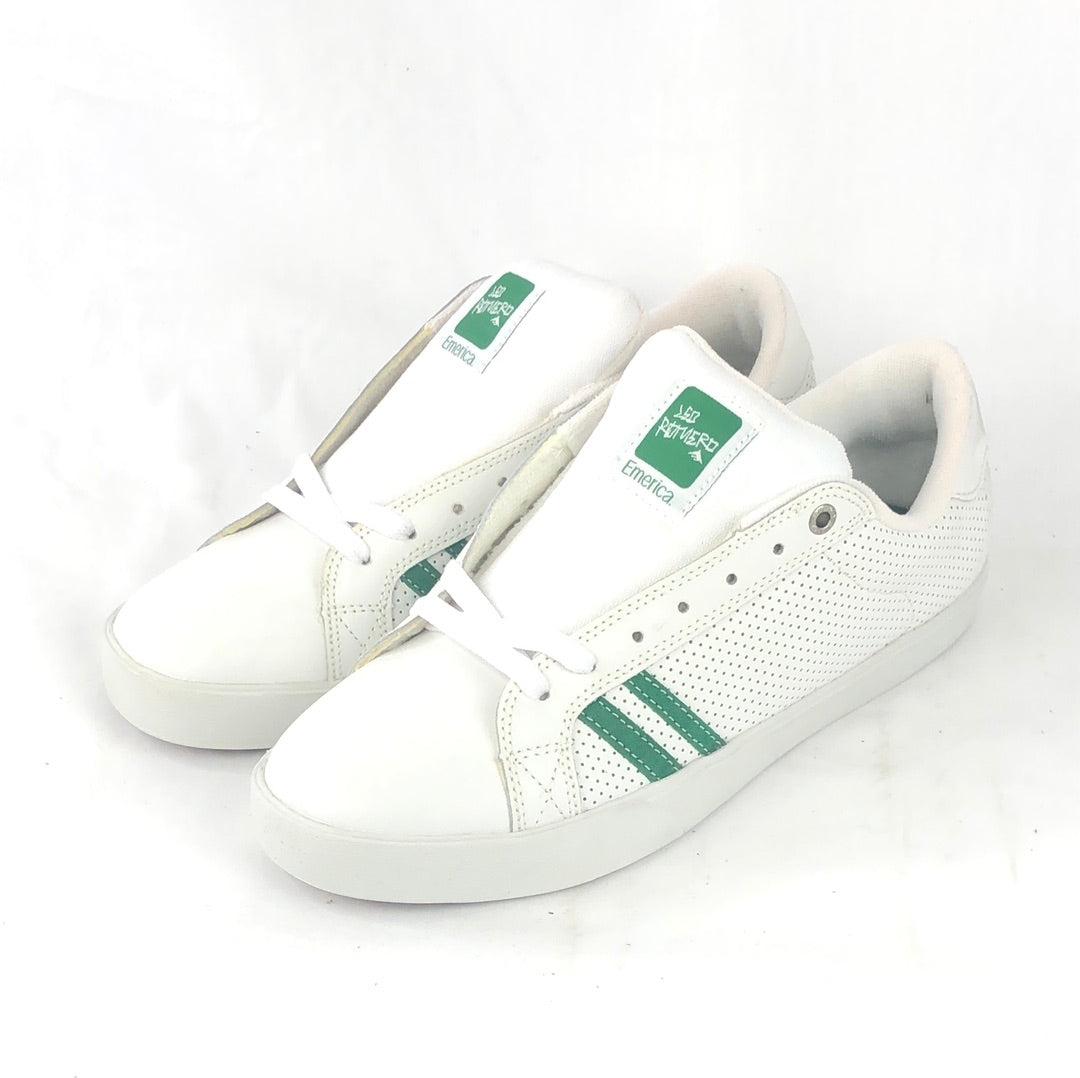 Emerica The Leo White/Green US Mens Size 10.0 Shoes 2012