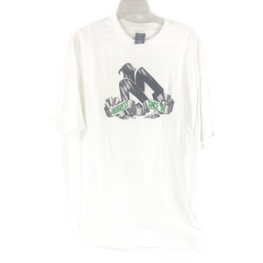 Matix Chest Logo White Black Green Size XL S/s Shirt