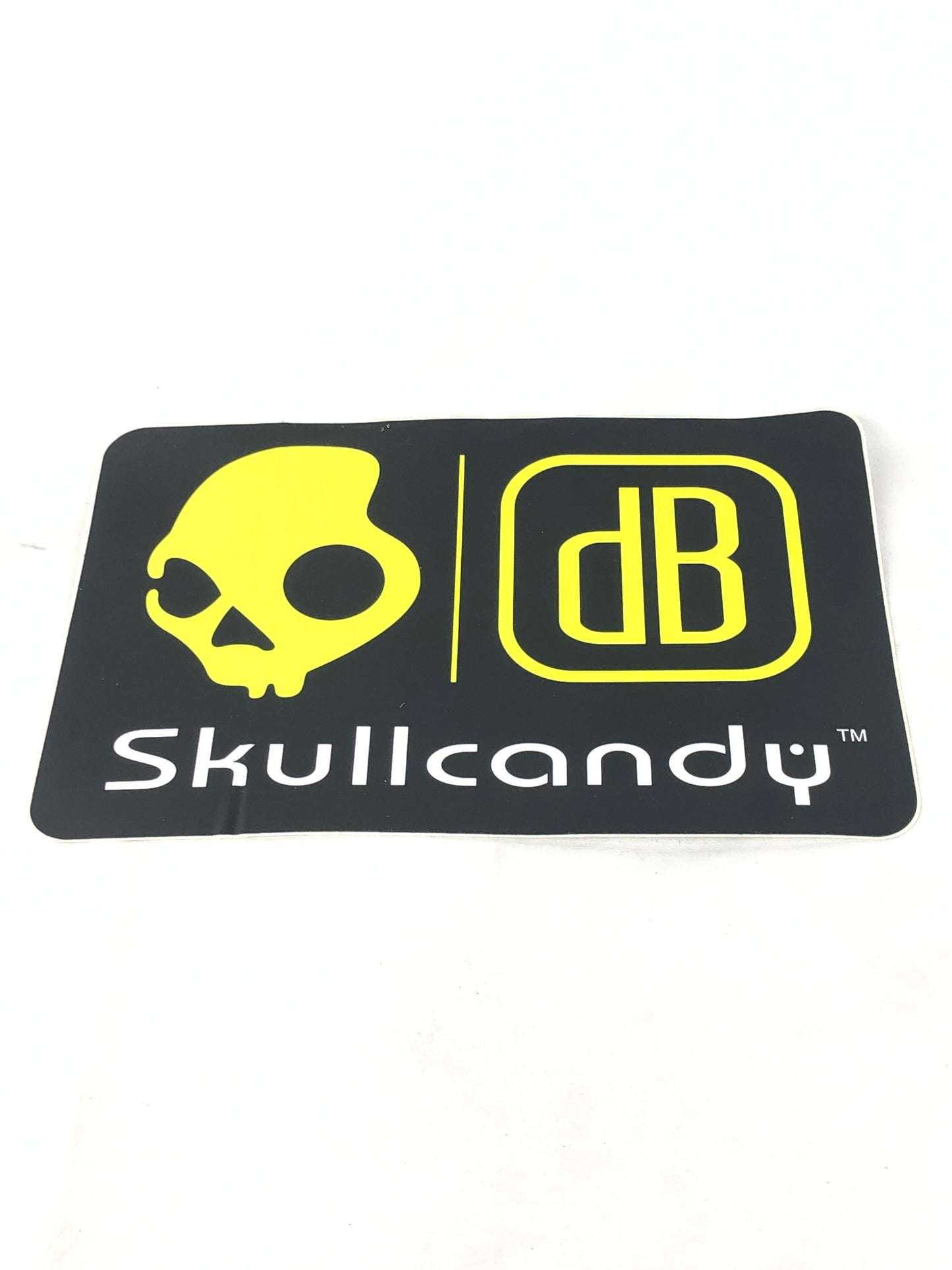 Skullcandy DB Black White Green 10" x 6.5" (Large) Ramp Sticker