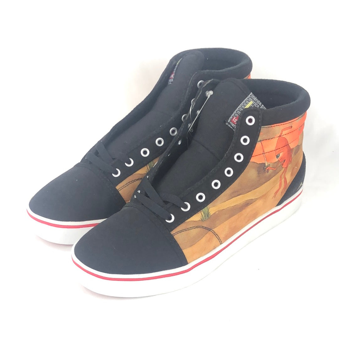 Emerica Transist Hi Ed Templeton Toy Machine Blood Red US Mens Size 10.0 2008