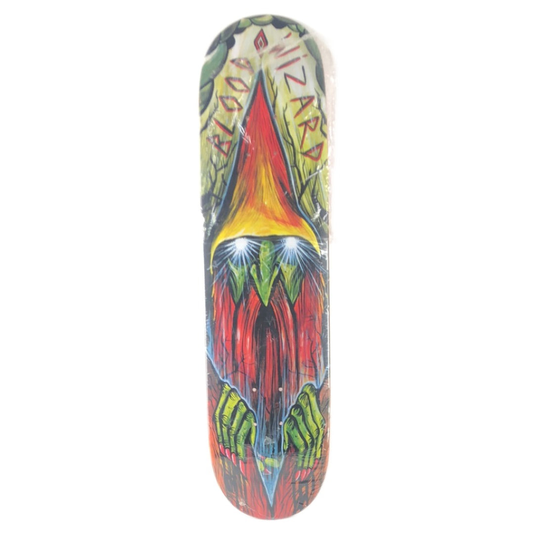 Blood Wizard Wizard Graphic Red Green Size 7.75" Skateboard Deck