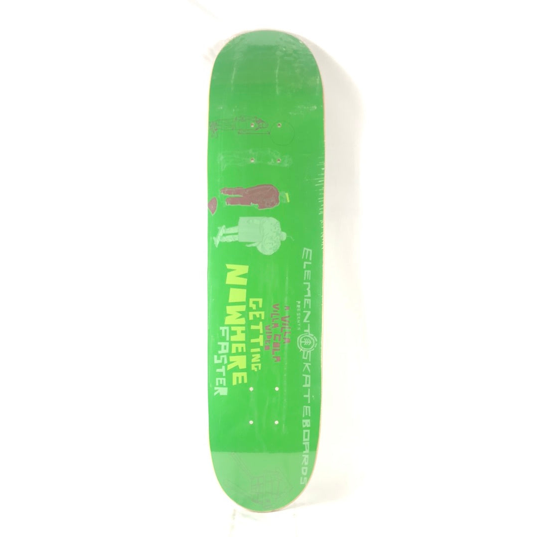 Element Getting Nowhere Faster Graphic Green Size 7.5 Skateboard Deck