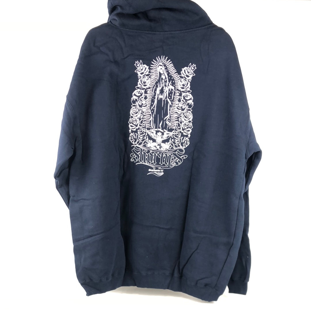 Shortys Chest Logo Navy Size XL Hooded Sweatshirt