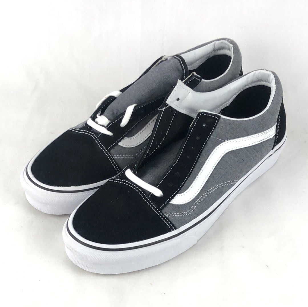 Vans Old Skool Suede Chambray Black U.S. Mens Size 10.5