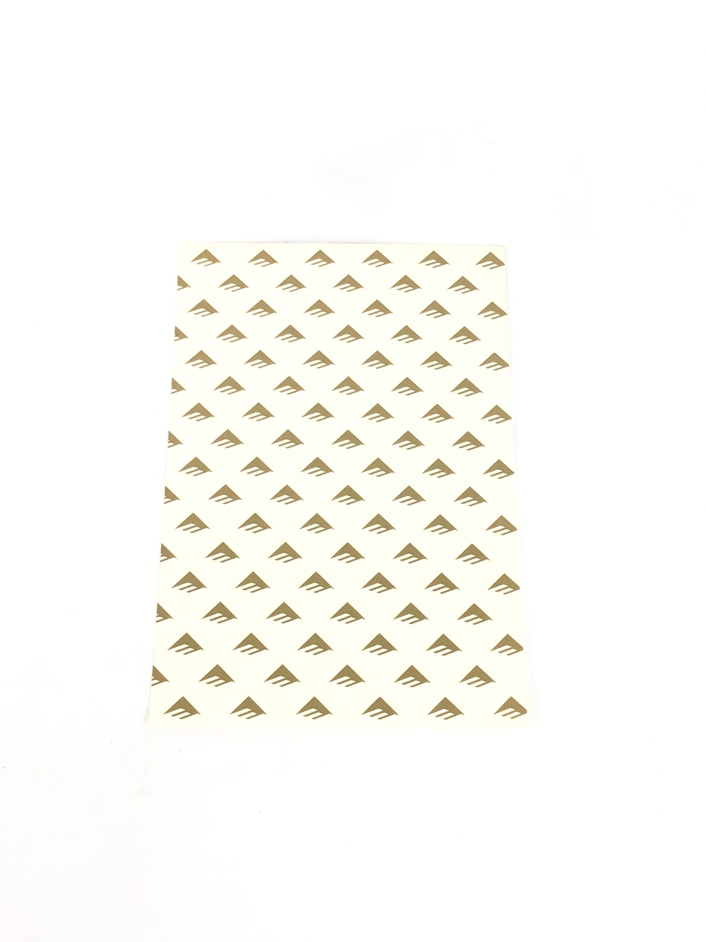 Emerica E Logo Clear Gold 6" x 9" Sticker