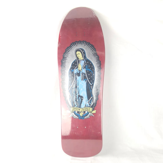 Santa Cruz Jason Jessee Guadalupe Red/Multi Color Size 9.9" Shaped Skateboard Deck