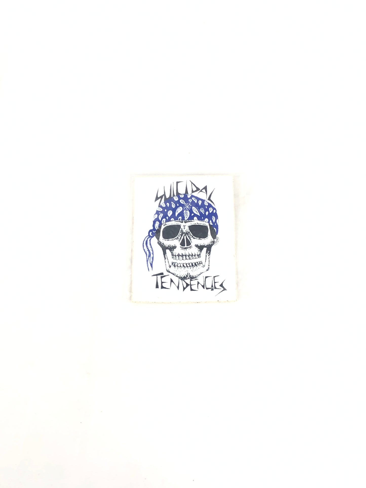 Suicidal Tendencies Clear Black 5" x 4" Sticker