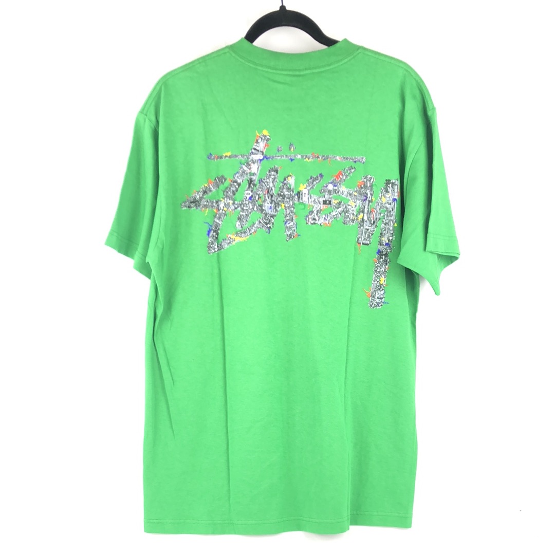Stussy Crown Chest Logo Green Size L S/s Shirt