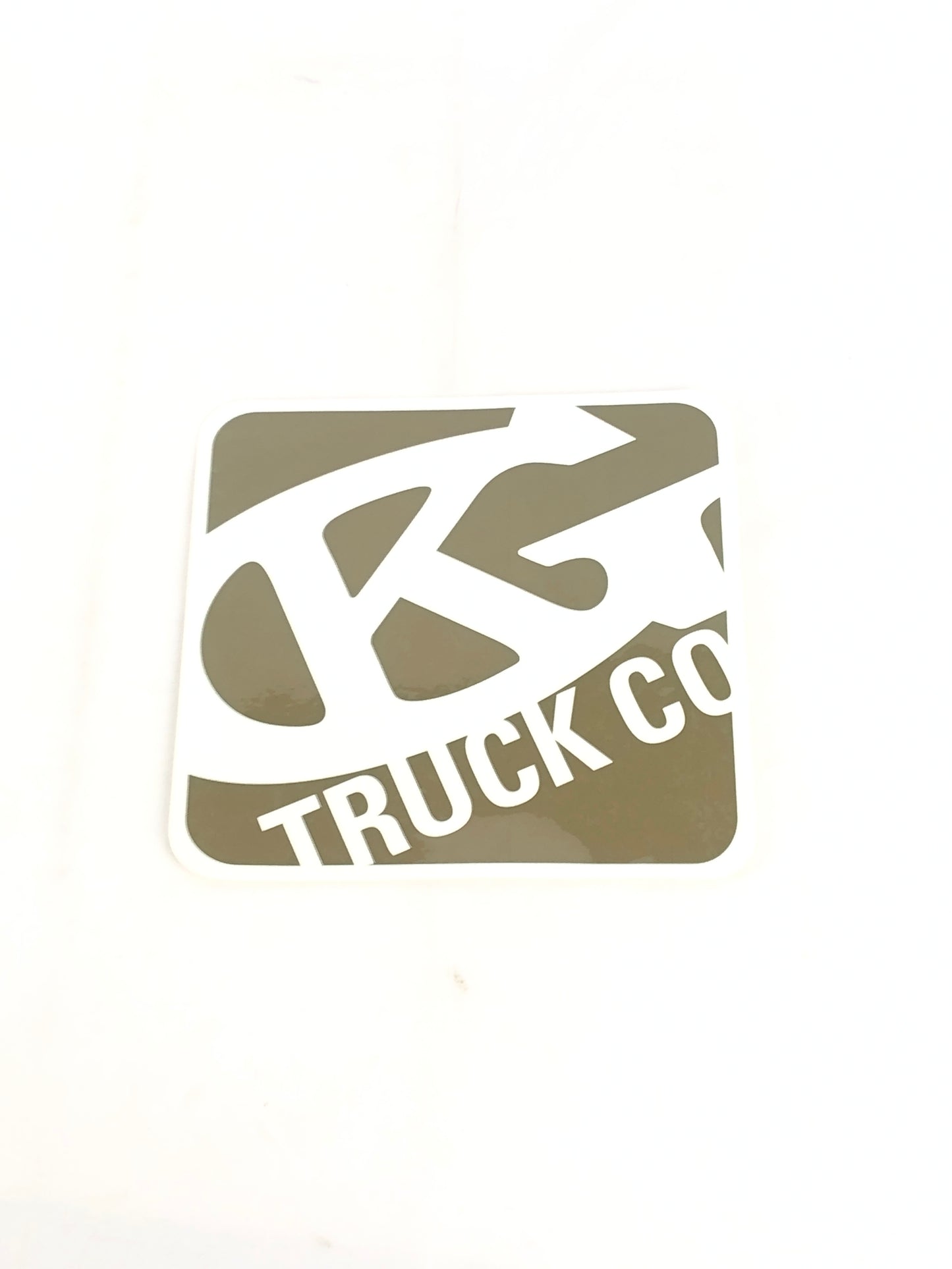 Grind King G Clear Gold 6" x 6.25" Vintage NOS Sticker