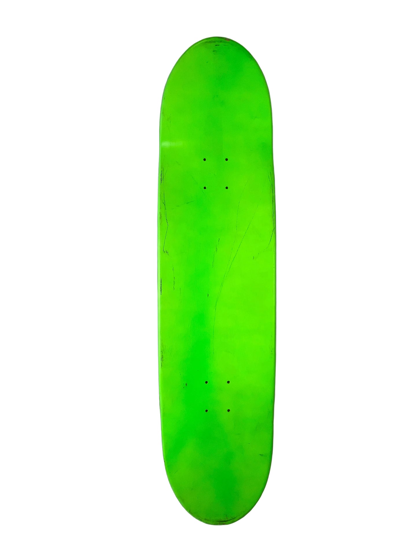 Deathwish Team Logo Neon Green Dipped Black Size 8.5" Vintage NOS Deck
