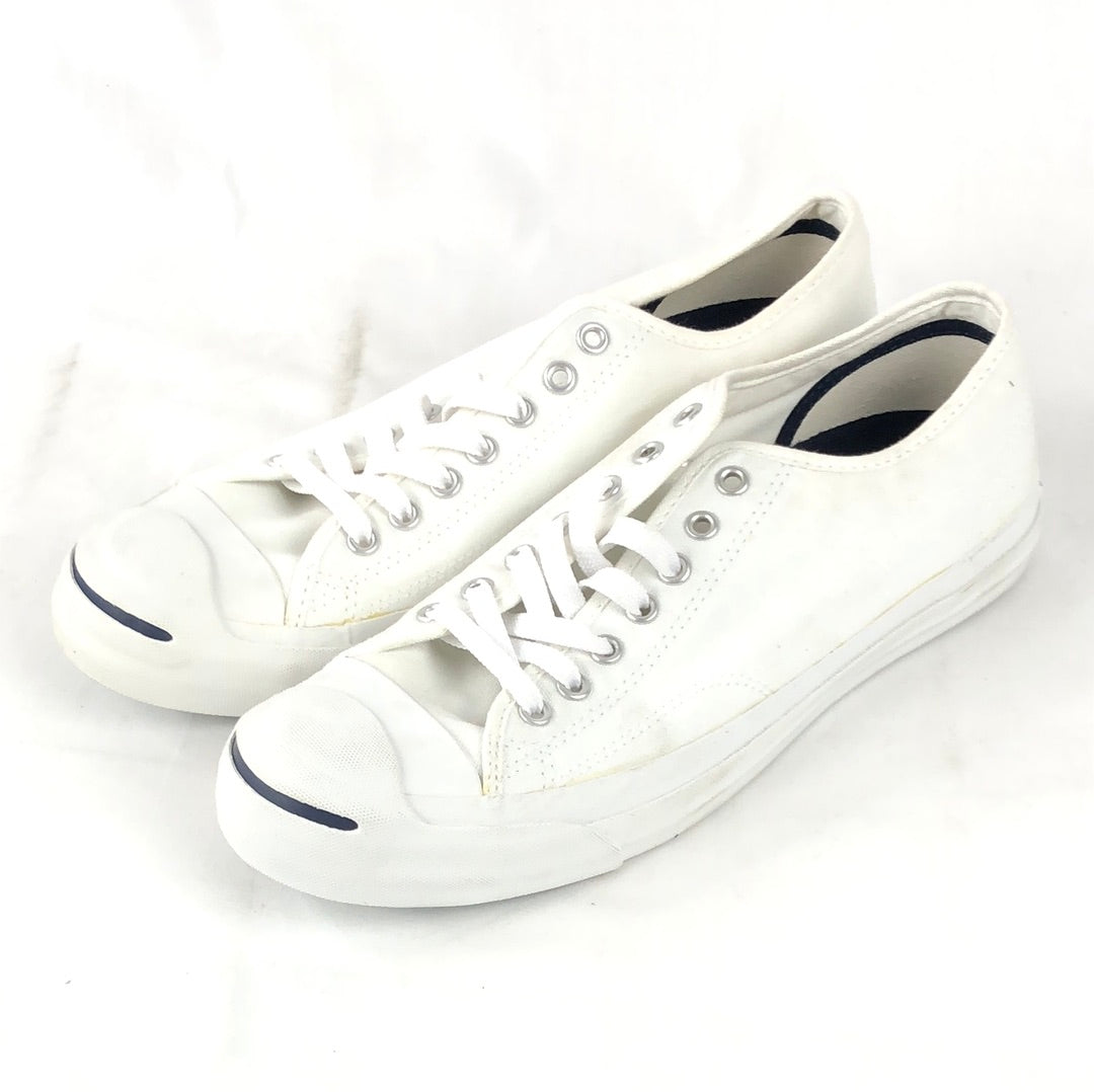 Converse Jack Purcell ホワイト　USA製 Converse,90s,MADE IN USA,Jack Purcell,, CANVAS,WHITE,US9.5,USED