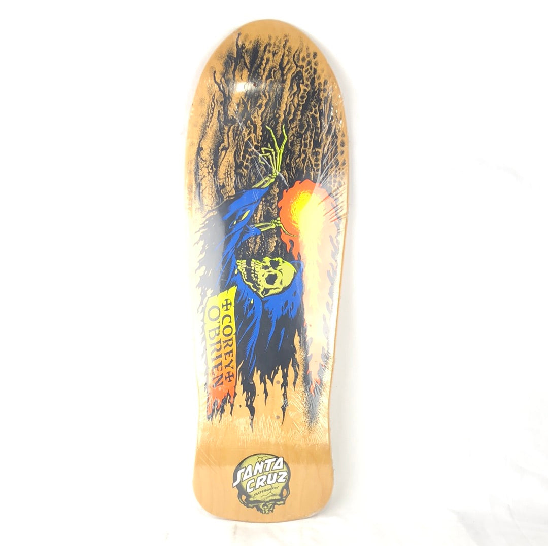 Santa Cruz Corey O'Brien Reaper Fire Ball Multi Color 9.85" Shaped Skateboard Deck
