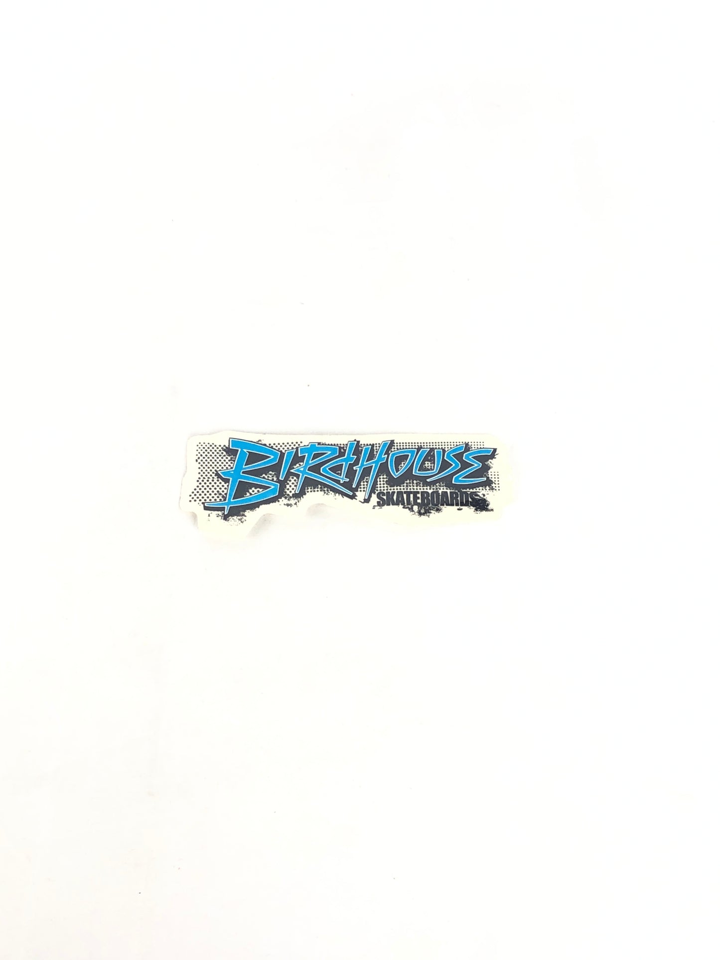 Birdhouse Skateboards Dots Clear Black Blue 5" x 1.5" Vintage NOS Sticker