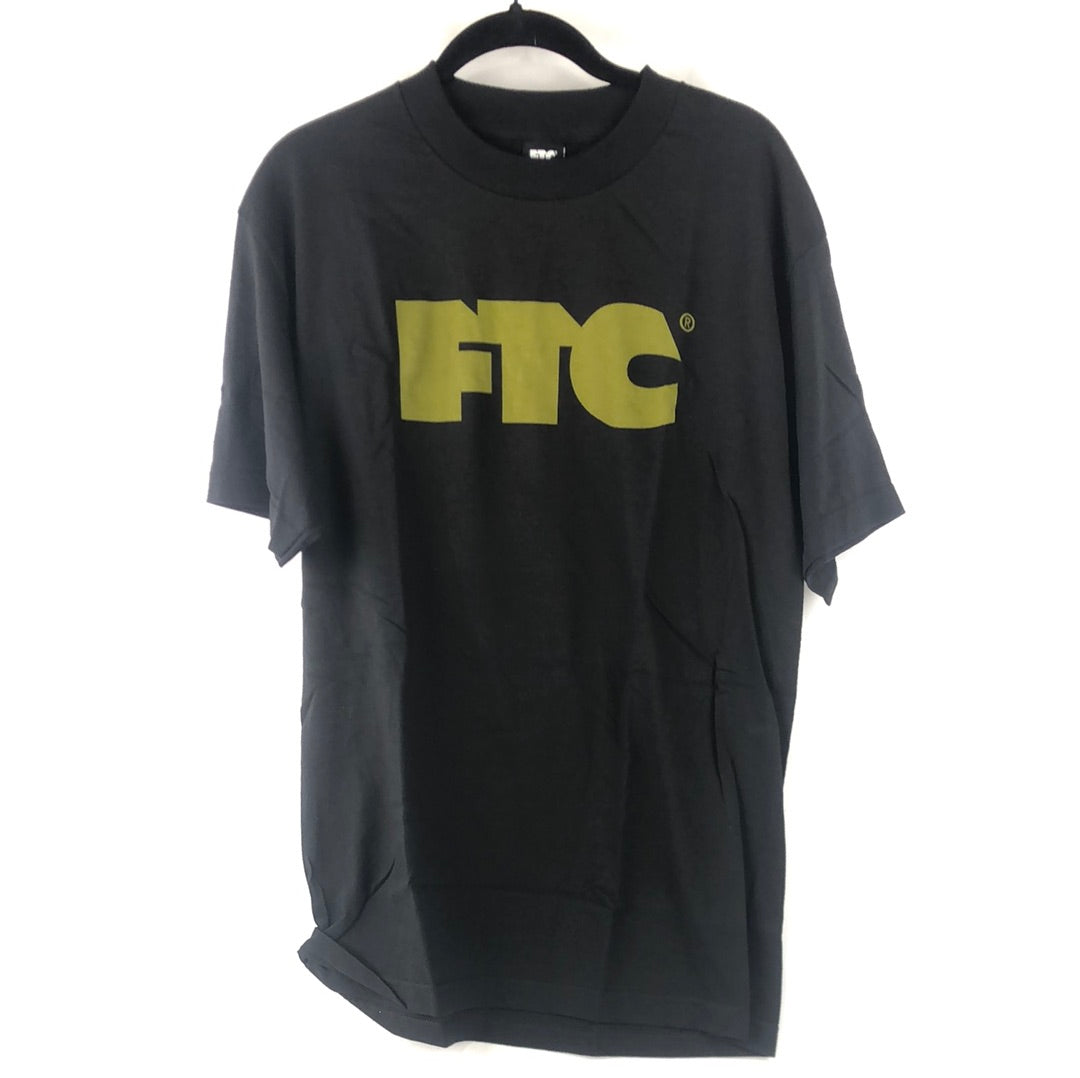 FTC Chest Logo Black green Size M S/s Shirt