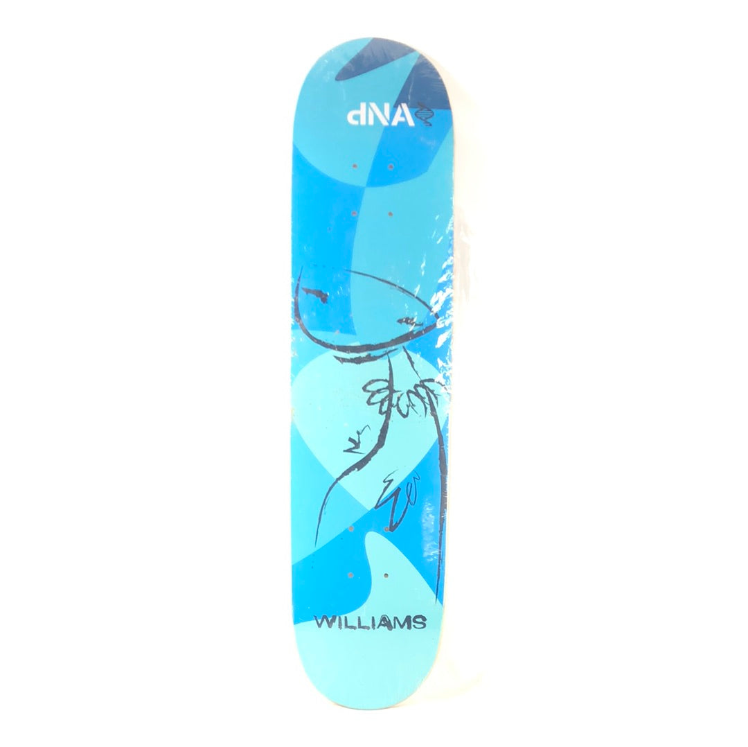 DNA Jahmal Williams Pro Model Blue Black Size 7.6" Vintage NOS Deck copy