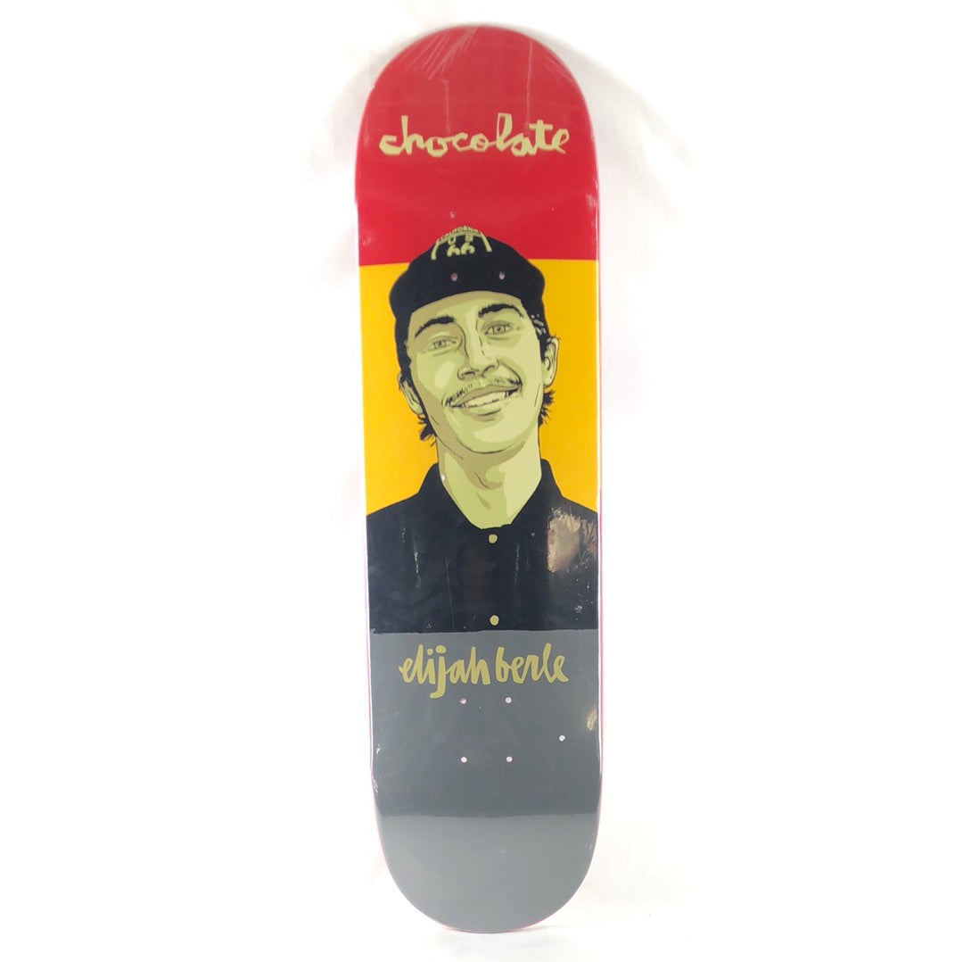 Chocolate Elijah Berle Bike Graphic Grey/Black/White/Red Size 8.125" Skateboard Deck