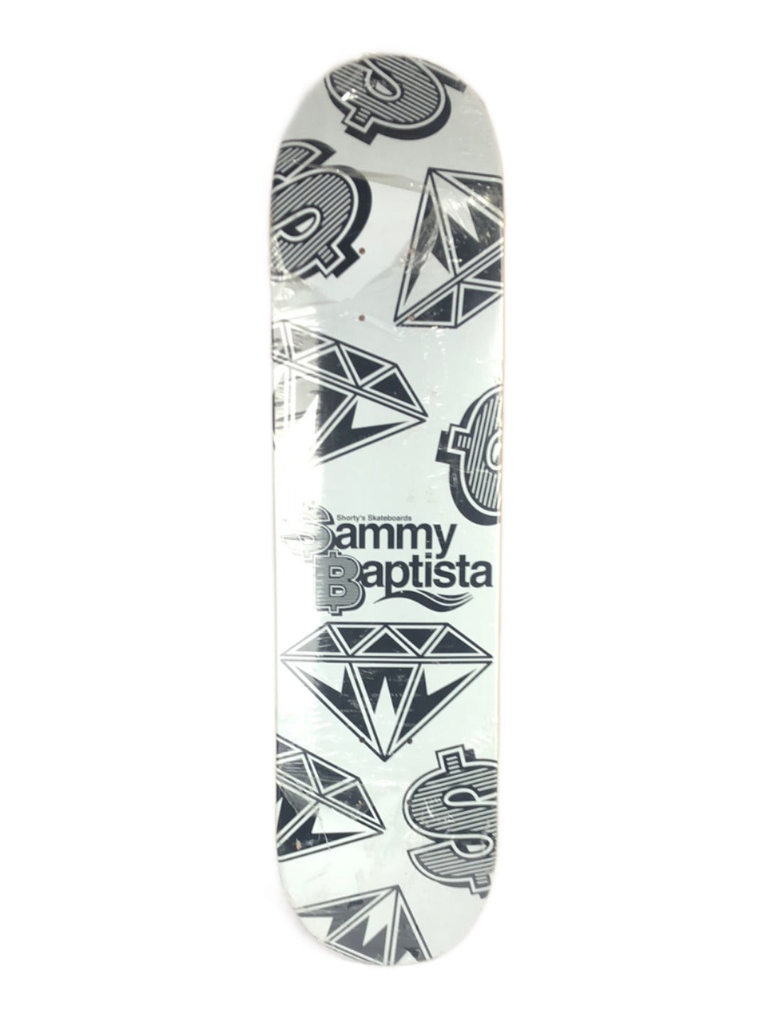 Short'ys Sammy Baptista Diamond White/Black 7.75'' Skateboard Deck