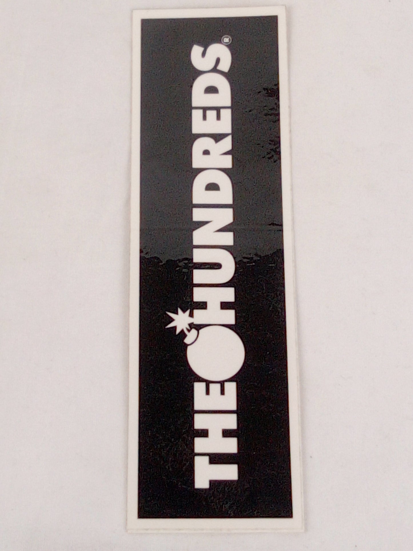 The Hundreds Bomb Clear Black White 7" x 2" Sticker