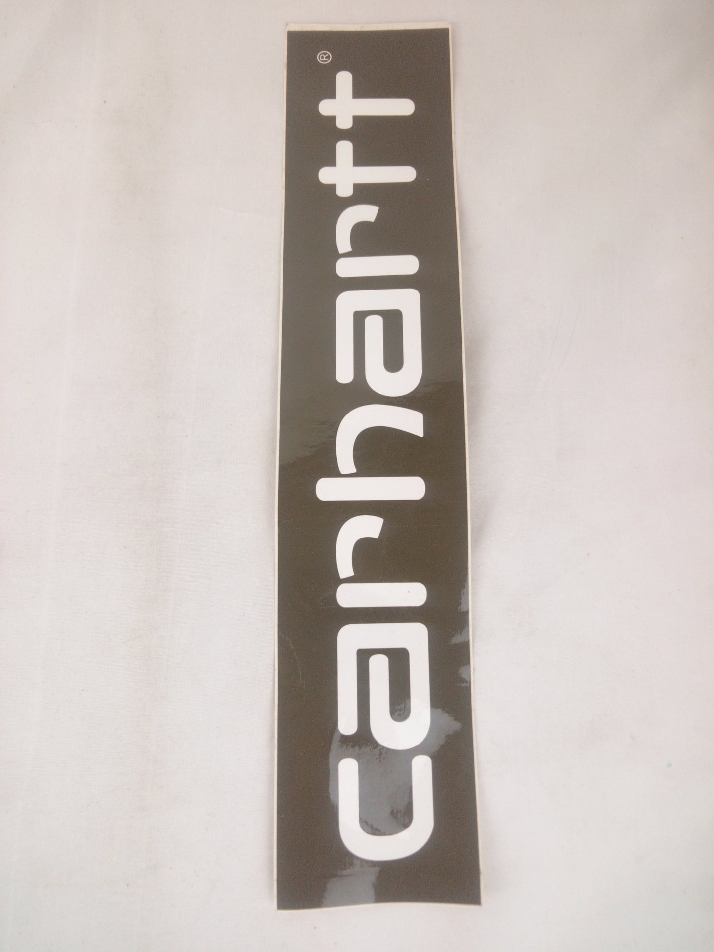Carhartt Olive White 13" x 2.25" Vintage NOS Sticker