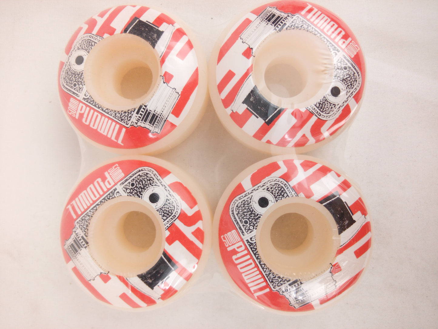 Select Torey Pudwill Camera Red White Black 50mm Vintage NOS Wheels