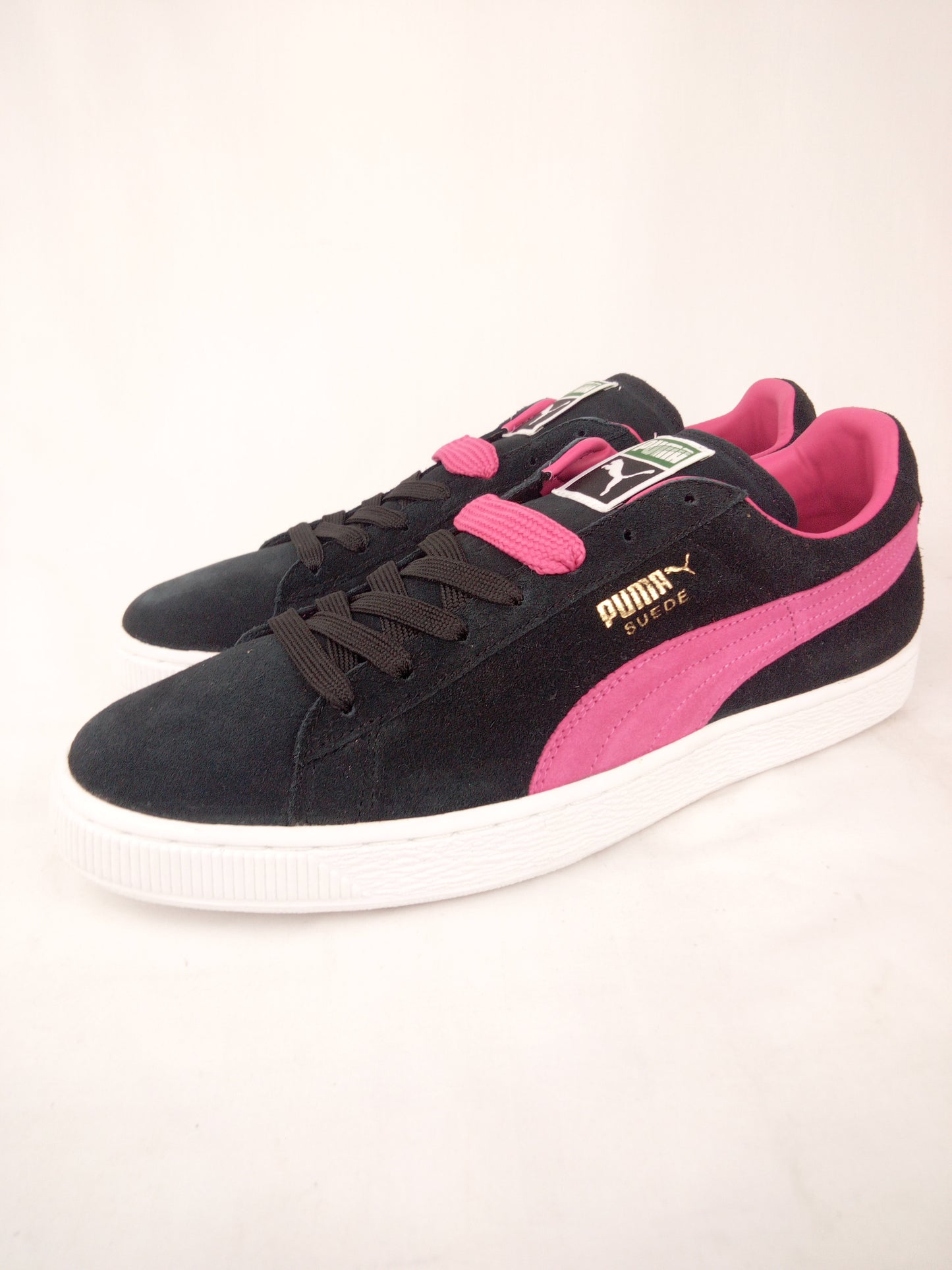 Puma Suede Classic+ Black Beetroot Purple Mens Size 11.5 Shoes