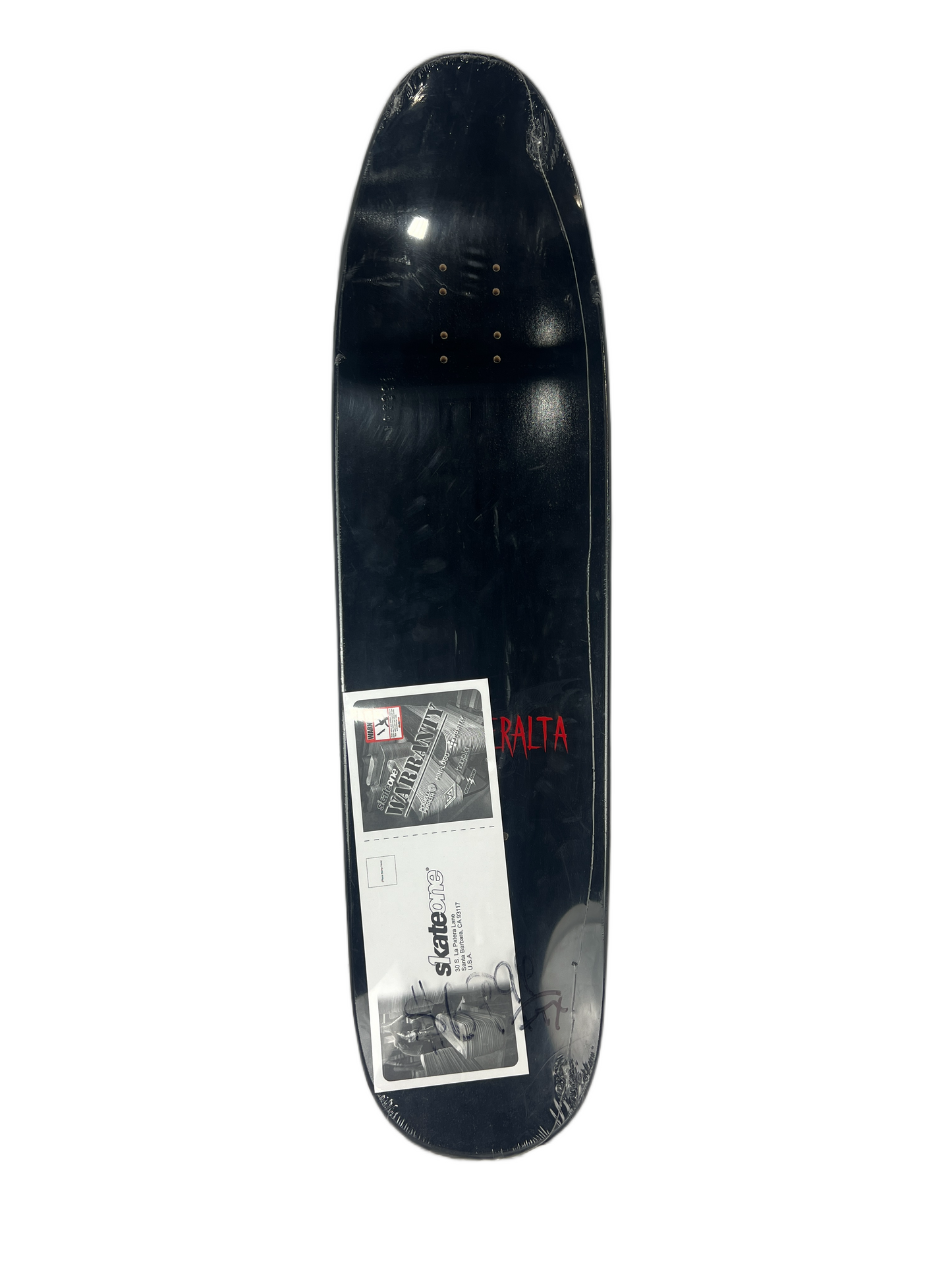 Powell Peralta Skellington Christmas Tree With Candy Cane White Black Green Red Size 8.375" Vintage NOS Shaped Deck