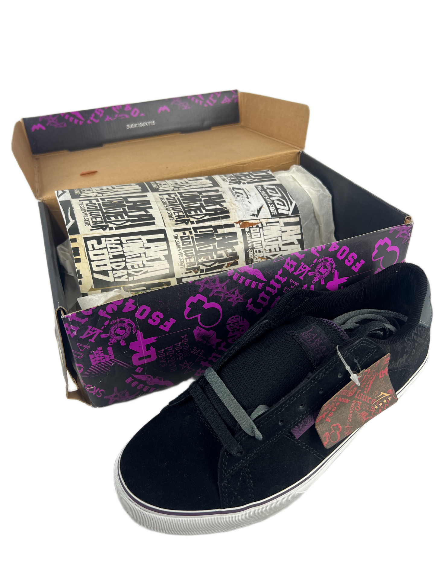 Lakai X Four Star Rick Howard howard Select Black Suede Four Star US Mens Size 10 Classic Shoes