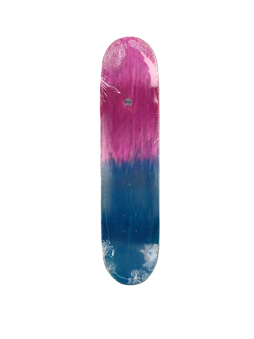 Dance Directional Arrows Fade Blue Pink Black Size 8.125 Vintage NOS Deck