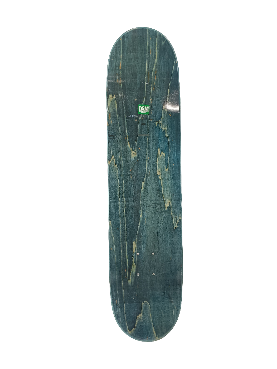 Almost Greg Lutzka Almost Off The Wagon Cheech & Chong Blue Multi Size 7.75" Vintage NOS Deck
