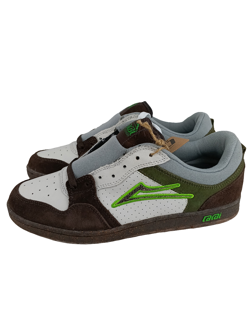 Lakai Koston-One Recycled Eric Koston Chocolate Suede Recycled Leather Size 10 Shoes